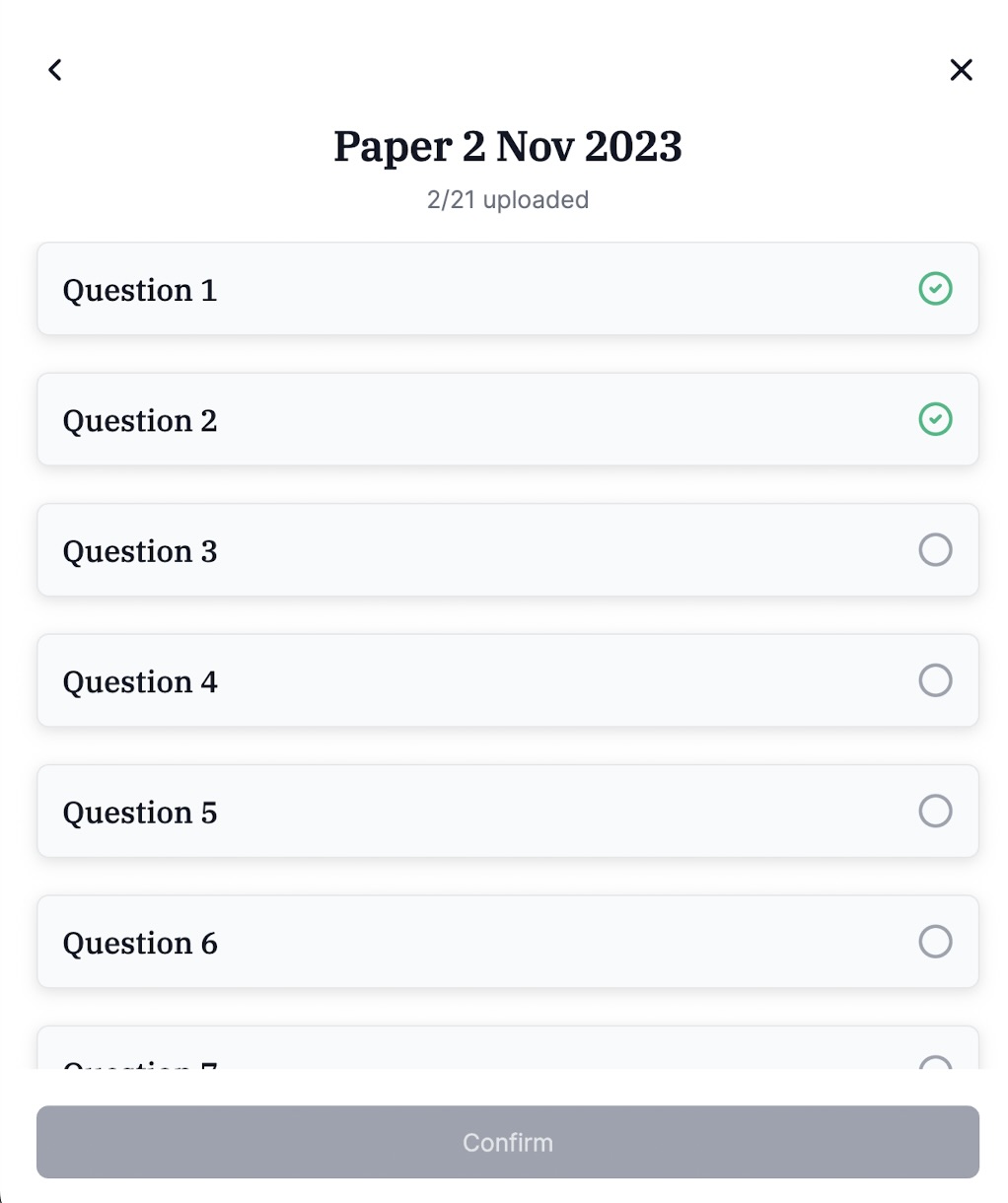 Select your paper